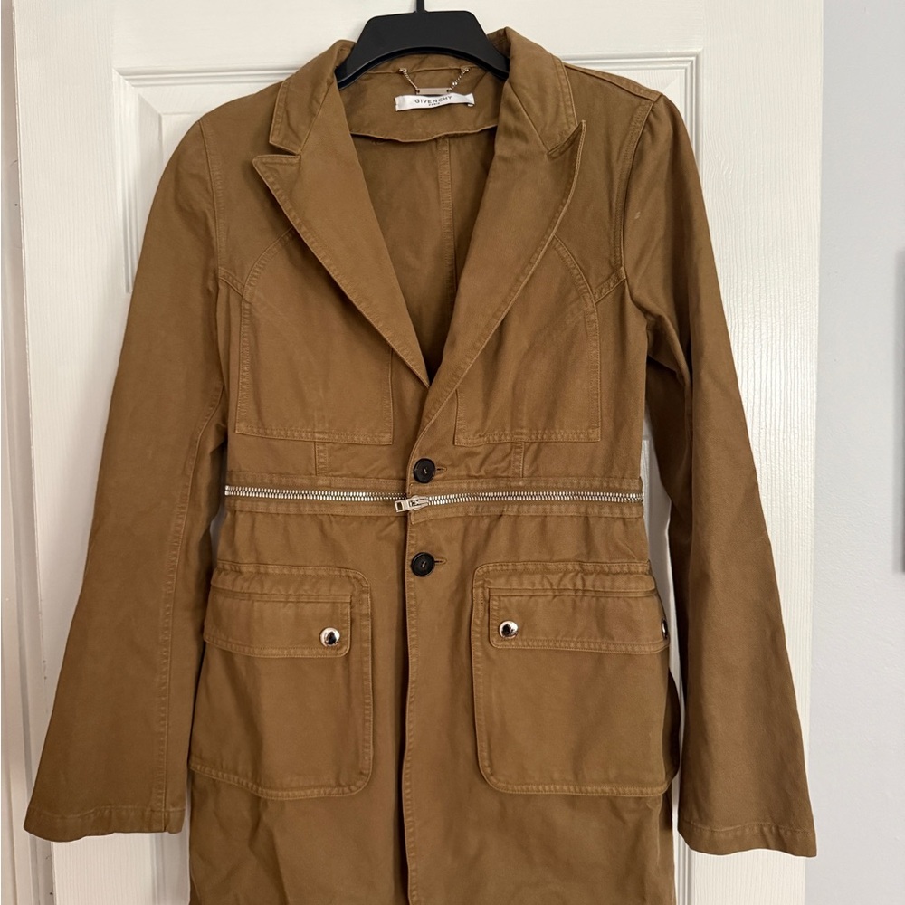 Givenchy Tan Military Field Jacket